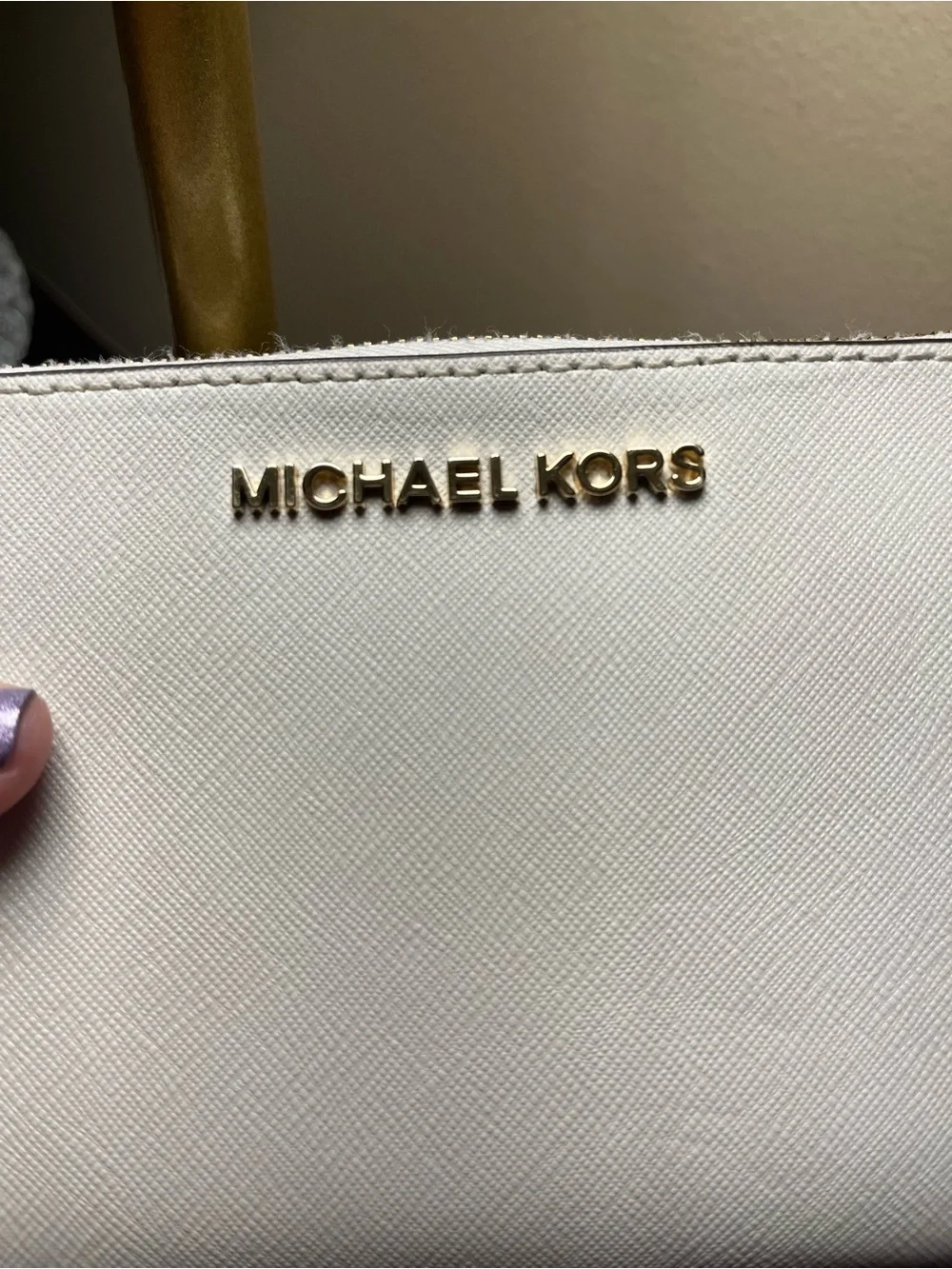 Michael Kors compact white